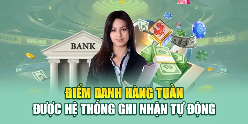 Điểm danh hàng tuần được hệ thống ghi nhận tự động