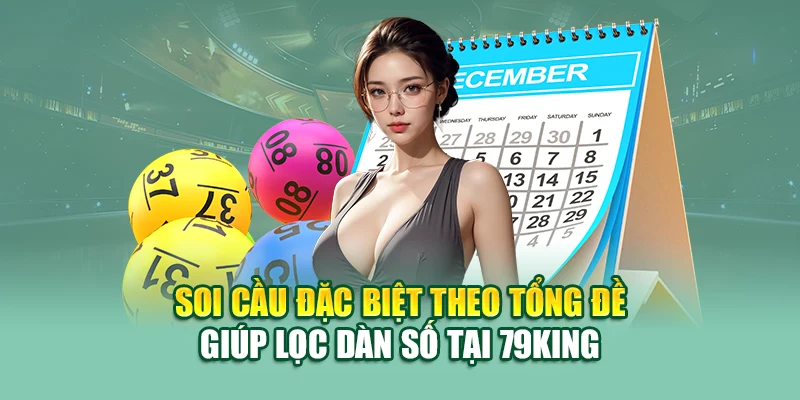 Soi cầu đặc biệt theo tổng đề giúp lọc dàn số tại 79King